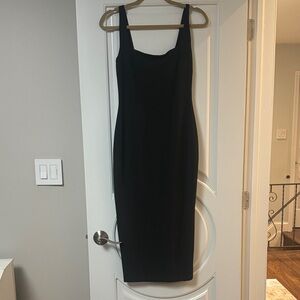 Nookie Black Bodycon Dress NWT | Gold Zip Detail | Cocktail Night Out